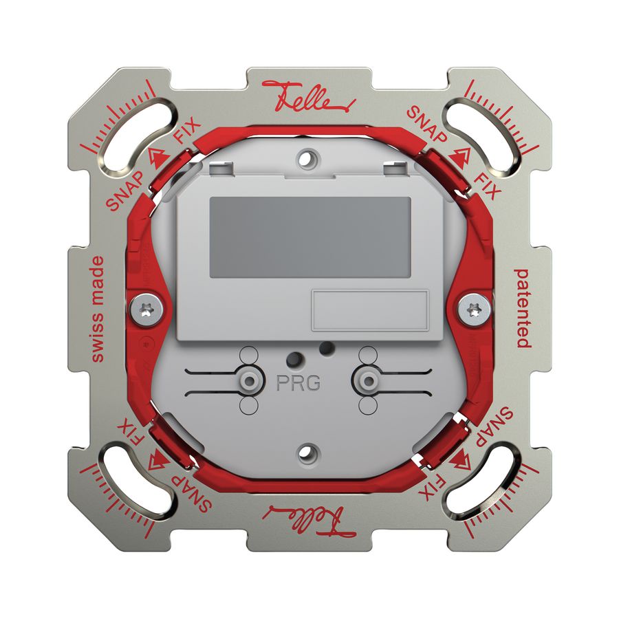 Pulsante KNX RGB INC Feller SNAPFIX® sensore temp.RGB-LED 1× com.1T