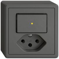 Combinazione AP EDIZIO.liv SNAPFIX® S3K+T13 illuminazione frontale gi grs