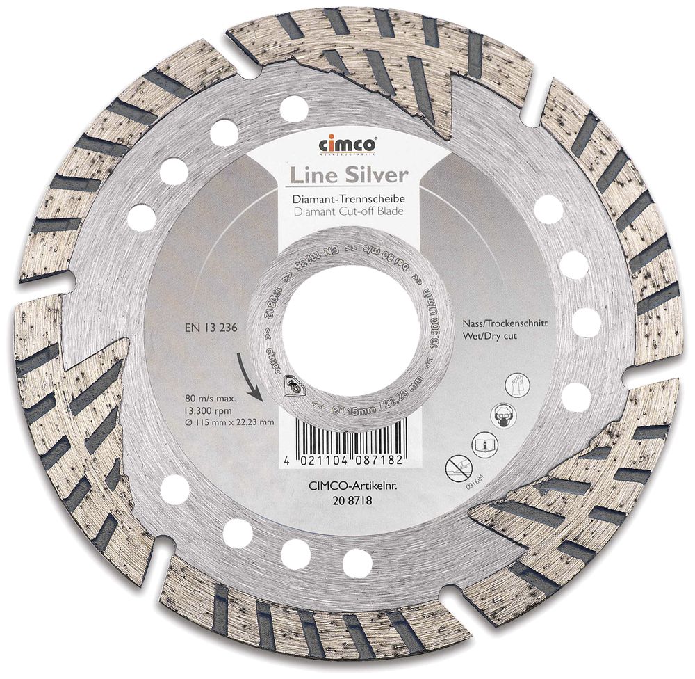 Diamant-Trennscheibe Cimco Line Silver Ø125mm