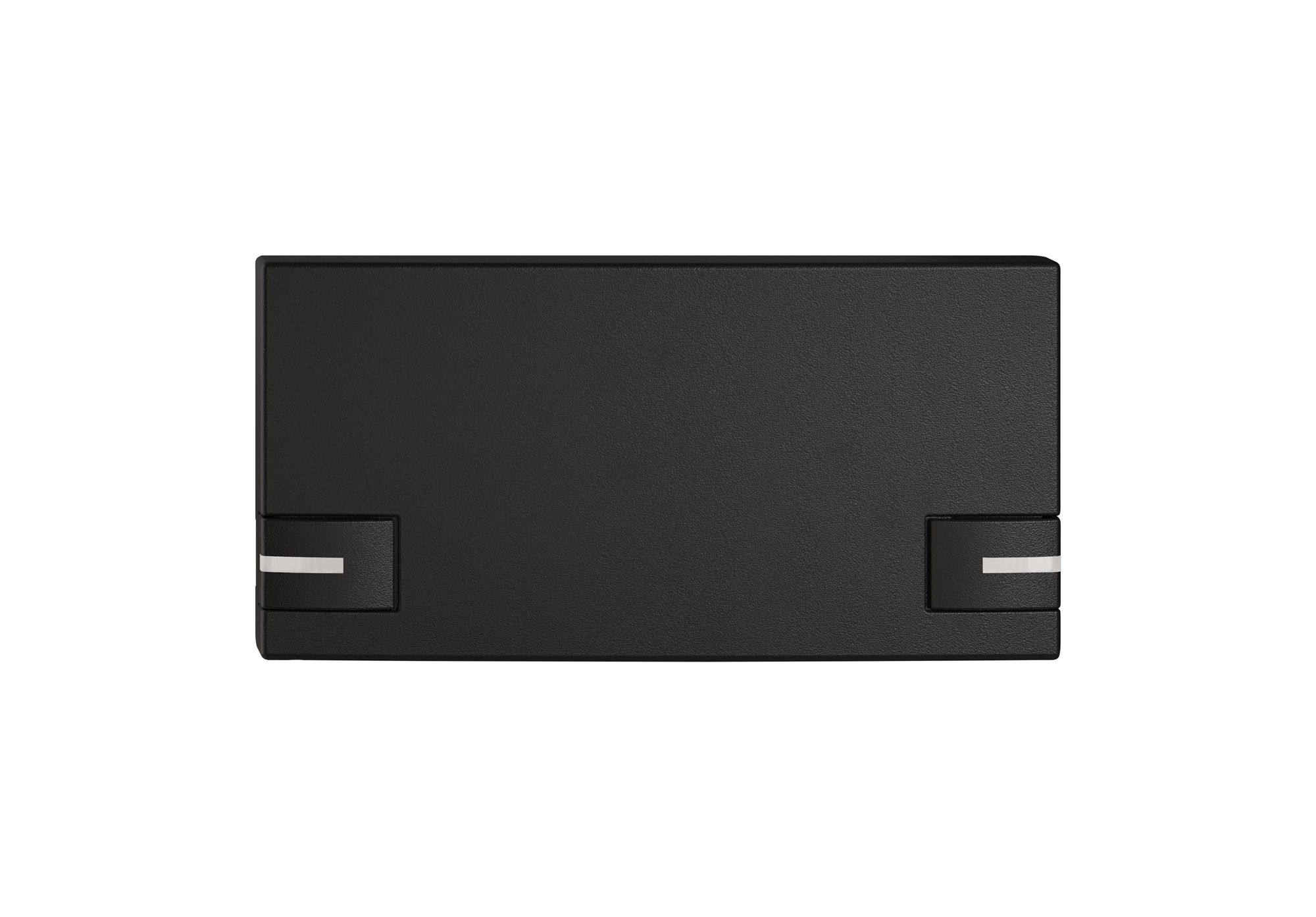 Poussoir 1/2 EDIZIO.liv SNAPFIX® p.KNX&UNI a.LED comm.à 2 touches no