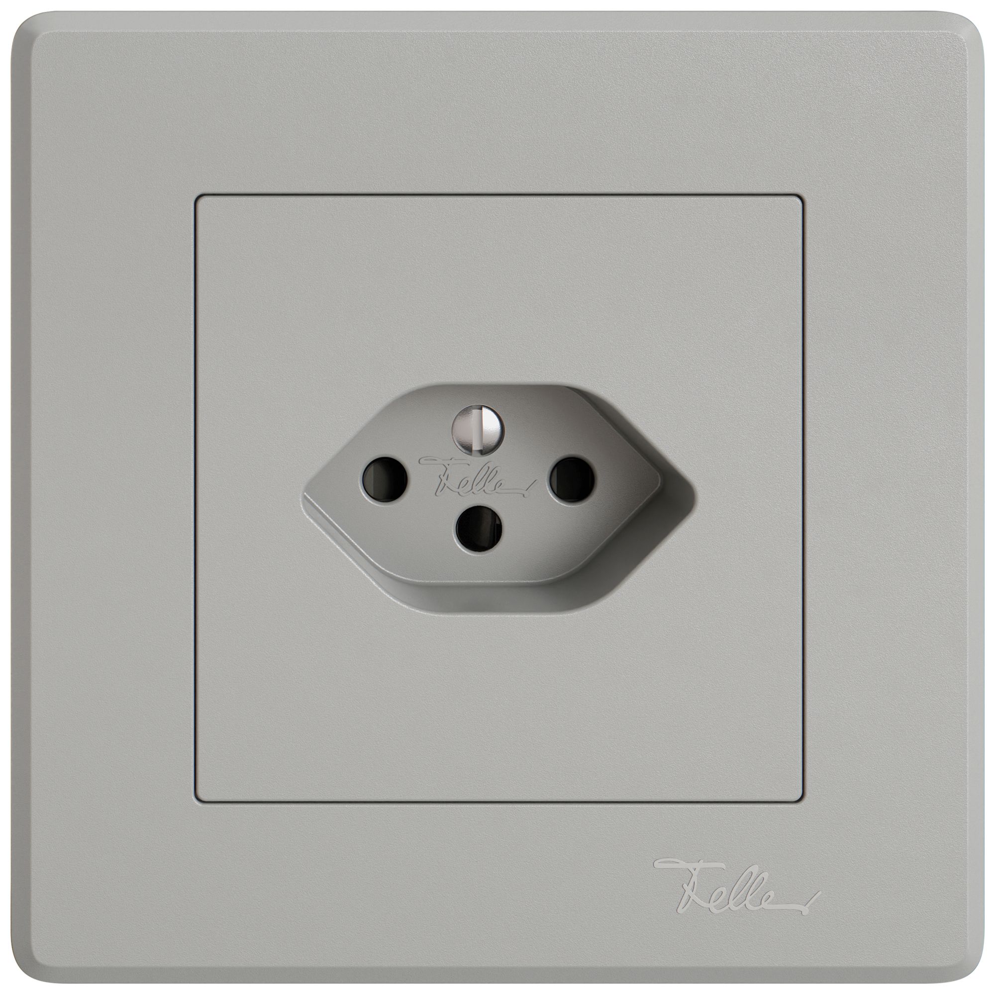 Prise ENC EDIZIO.liv SNAPFIX® 1×T13 avec shutter grc