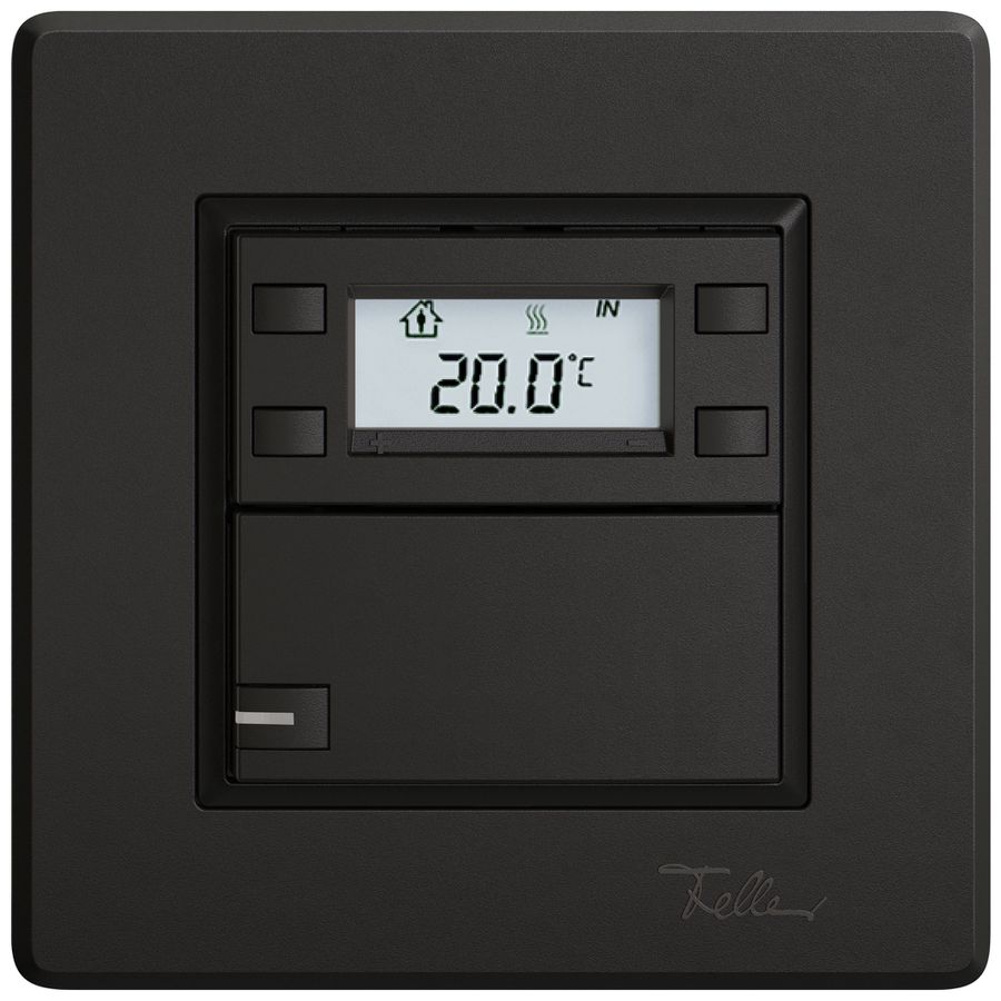 Poussoir RTH ENC EDIZIO.liv SNAPFIX® a.RGB-LED 1×touche comm.1T no