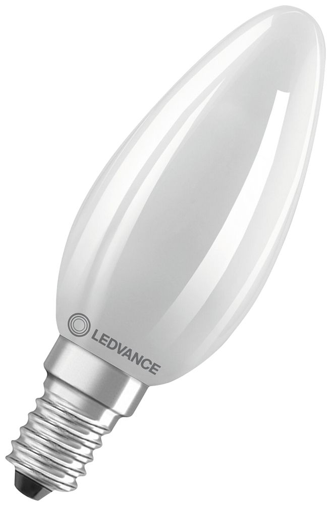Lampe LED LEDVANCE CLASSIC B E14 1.2W 255lm 2700K Ø35×100mm B10.5 mat