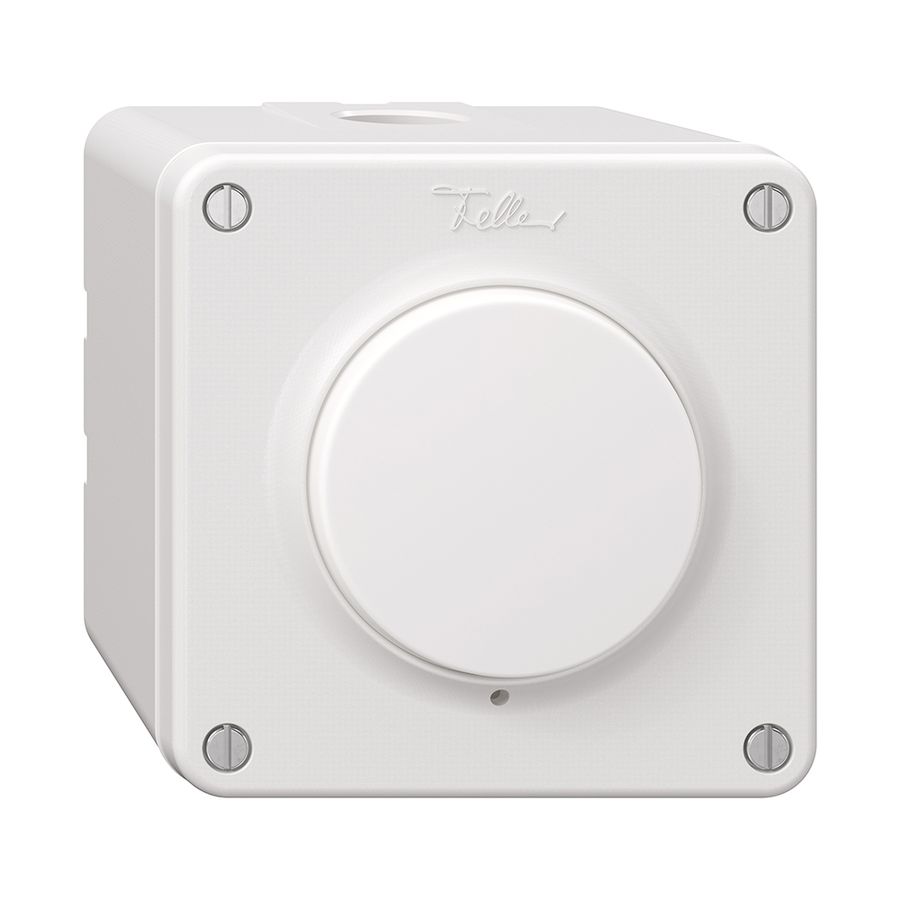 Interrupteur à poussoir NAP NEVO, S3/2L, illuminable, blanc, a.membrane blanc