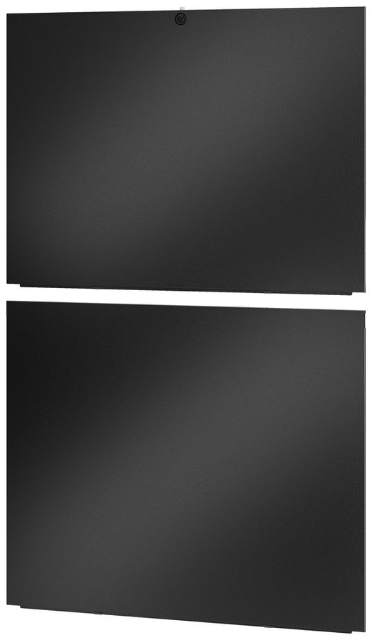 Panneau latéral Easy Rack 42UH profondeur 1200mm divisé noir 2 pièces