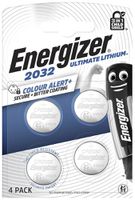 Pile bouton ENERGIZER Ultimate lithium 3V 235mAh CR2032 sécurité enfant 4 pièces