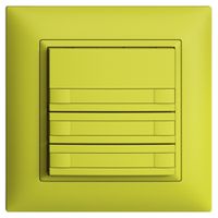 UP-KNX-Taster RGB EDUE FMI, 250mW, o.LED, m.Papier, 3×Taste, 2×Tastenb., lem