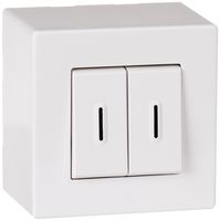 Contact à bascule lum.AP ATO AR 6A 250V blanc grd.I