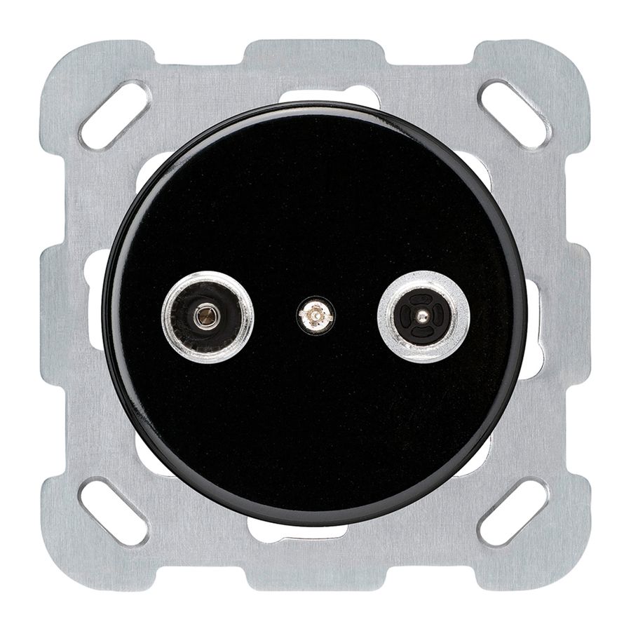 Prise d'antenne ENC basico TV-R montage B 19dB 2GHz noir