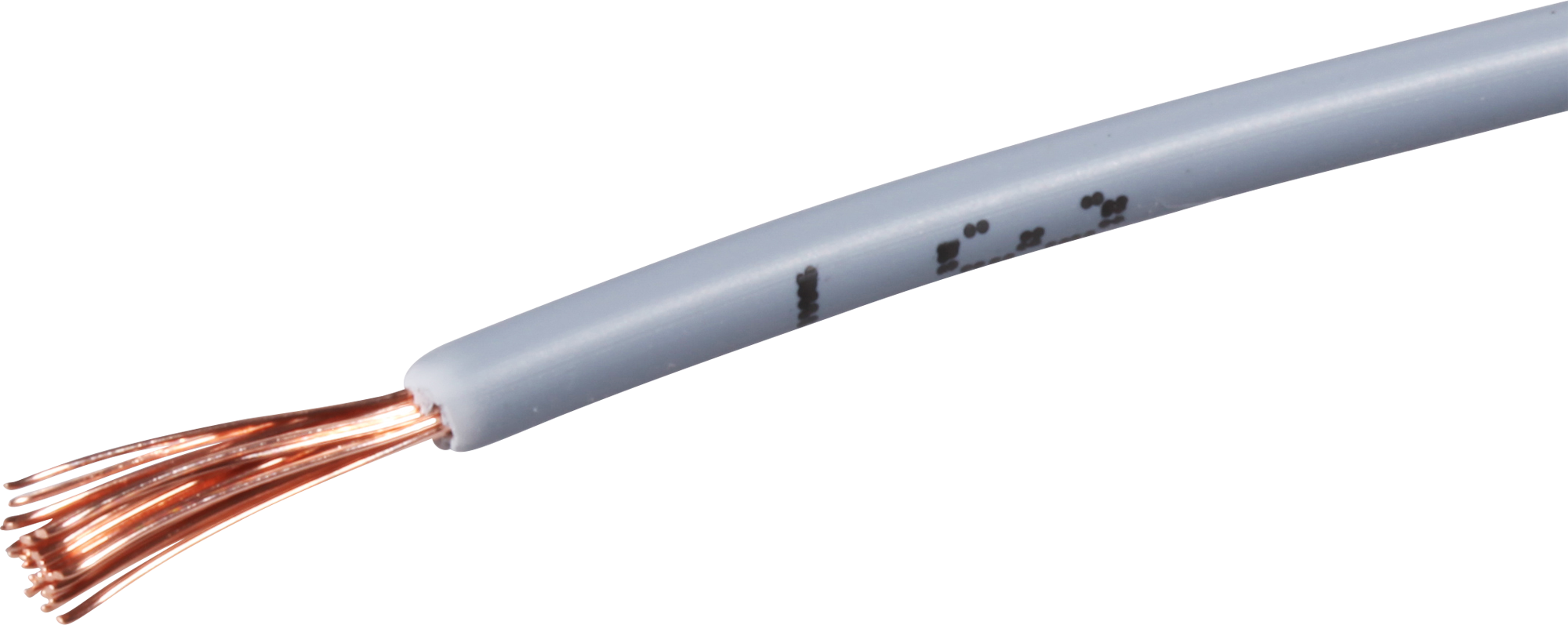 T-Litze halogenfrei 1.5mm² Nr.3 grau Eca, Spule à 100m