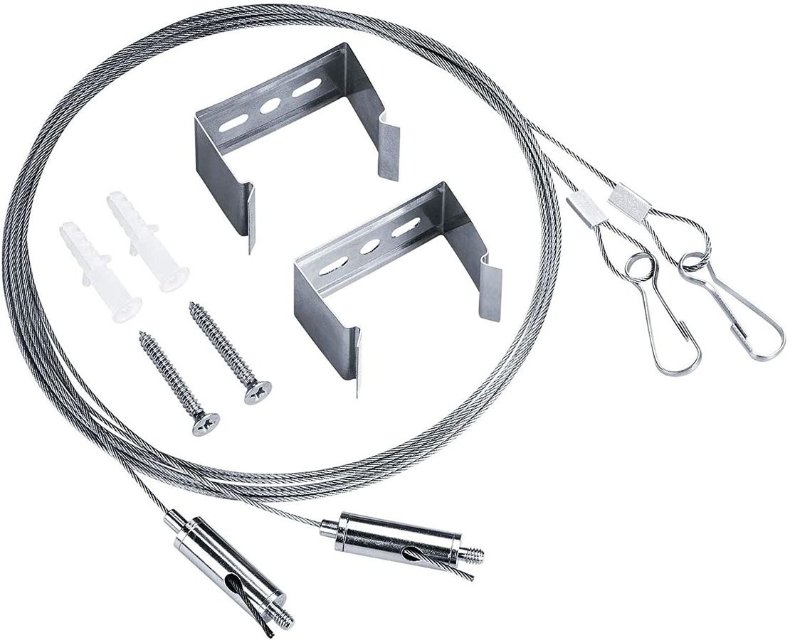 Seilabhängungsset zu LED-Lichtleiste Emma Vario flex