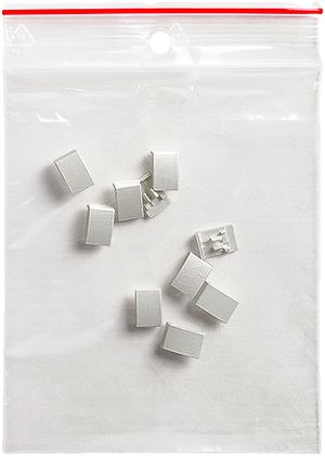 Module latéral 10pcs EDIZIOdue silver, sans LED