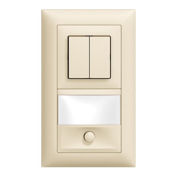 UP-Kombination EDIZIOdue 1/1P+Sonnerie crema