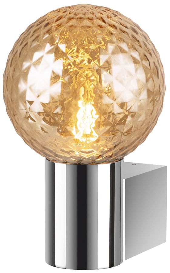 Wandleuchte SLV VARYT E14 1×6W IP44 DIM 119×60×80mm Chrom