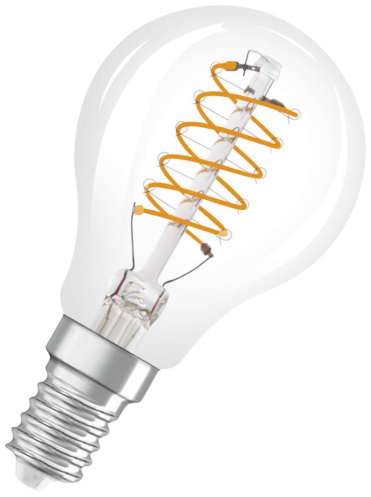 Lampe LED Osram Vintage 1906 E14 4.8W 470lm 2700K VAR Ø45×78mm clair