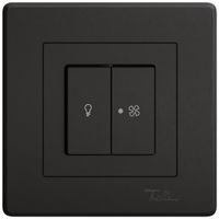 UP-Montageset EDIZIO.liv SNAPFIX® f.Licht&Venti m.2 Knöpfen m.Frontlinse sz