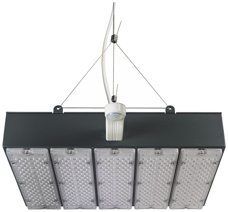 Proiettore capan.LED Sylvania KubiXx AISLE PIR 140W 24900lm 840 IP65 REG 440×460