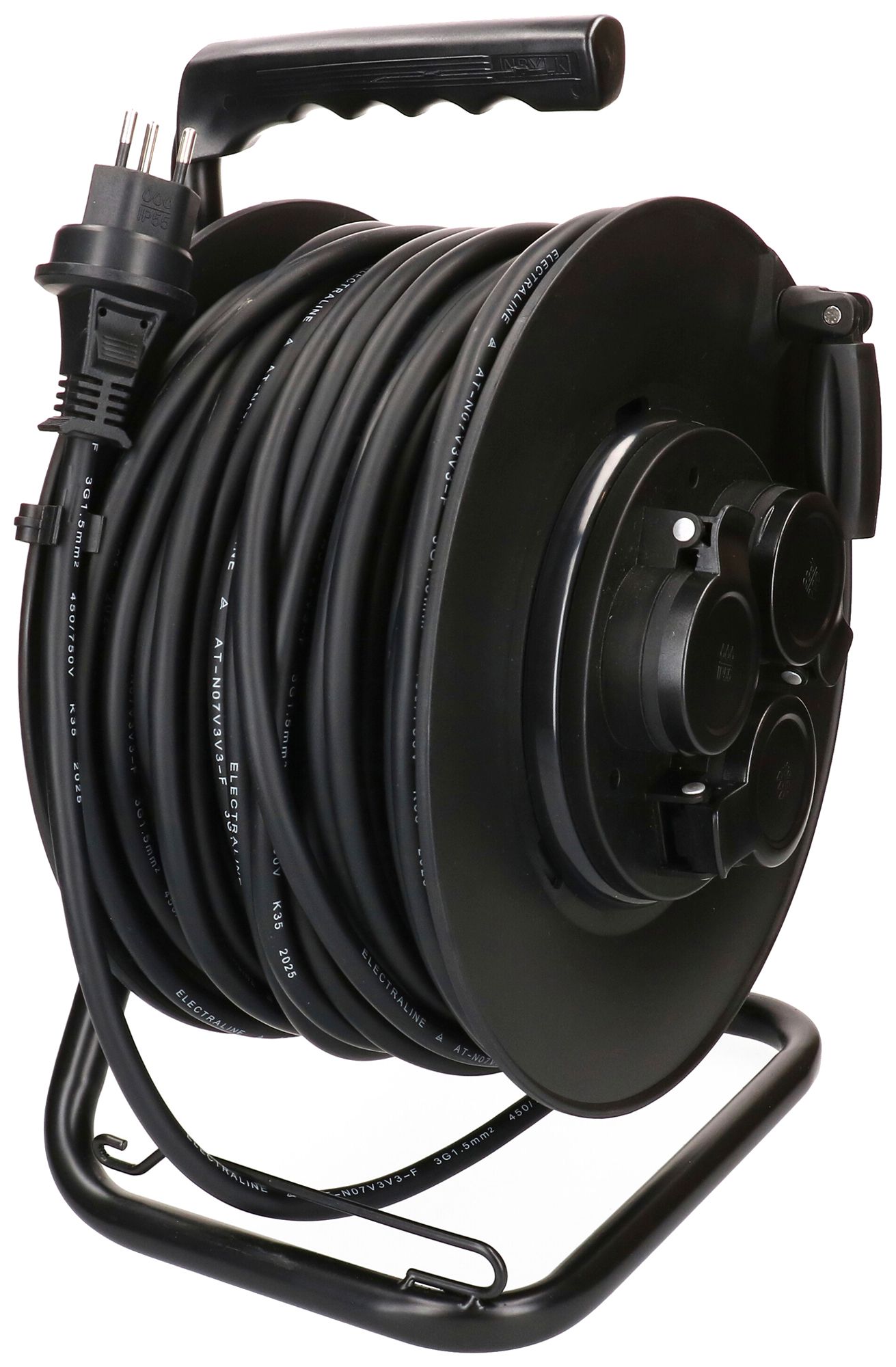 Kabelrolle MH REEL 3×T13 50m IP44 schwarz