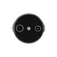 Einsatz zu UP-Antennendose basico TV-R 14dB Durchgangsdose schwarz