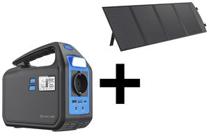 Kit powerstation XLayer Mobile 42000mAh 230VAC/≤150W + modulo FV 80W 18VDC