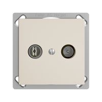 Prise TV-R ENC EDIZIOdue 11dB crema à large bande 5…2000MHz, FMTE