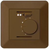 Termostato ambiente INC kallysto.trend marrone per riscaldamento pavimento