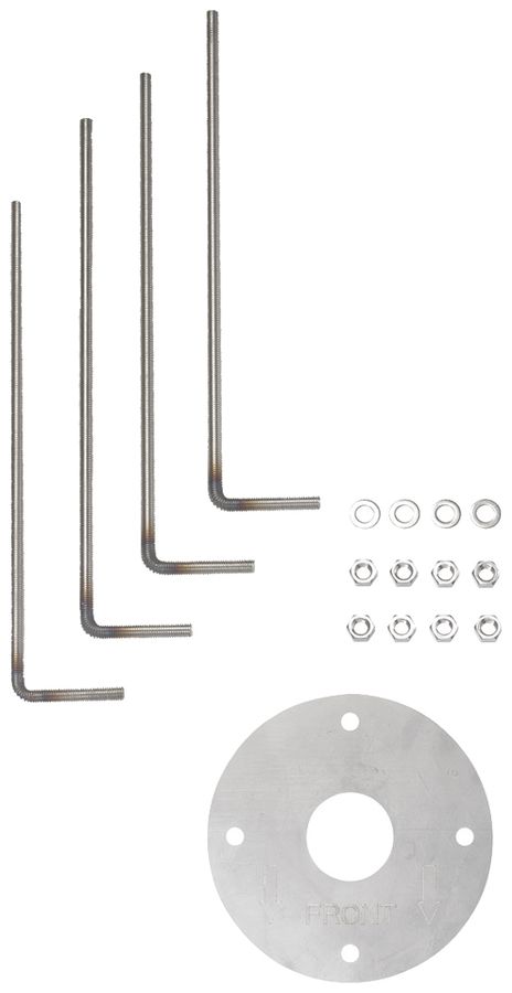 Bodensockel Hager XEVA150 für Standladestationen Ø200×4mm