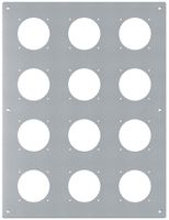 UP-Montageplatte robusto 4×3 Aluminium, natur