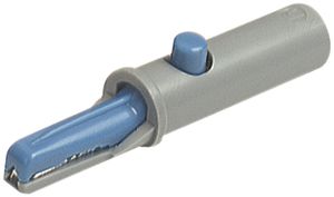 Abgreifklemme AK 10 4mm System, isoliert, blau