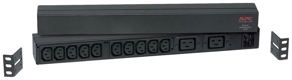 Prise multiple 1UH 208/230V 16A 10×C13 2×C19