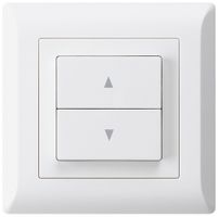 UP-Storenschalter kallysto.line weiss mit 2 Funktionstasten Steckklemme