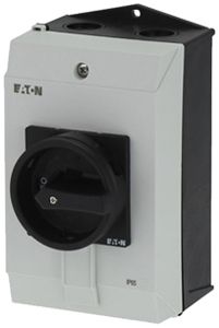 Sectionneur de charge AP Eaton P1-40/I2H/SVB-SW/N 4P 40A 690V IP65 noir/gris