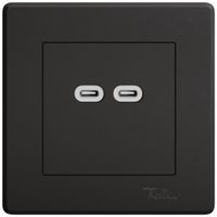 Presa di ricarica USB INC EDIZIO.liv SNAPFIX® 230VAC 18W 2×USB C ne