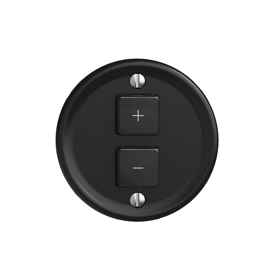 Abdeckset zu Dimmer 1K/2T Sdue Wiser schwarz