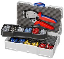 Cassetta d'assortimento serrafili KNIPEX 97 90 13 per capicorda