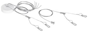 Seilabhängung-Set LEDVANCE LN SF 2×1.5m Stahl mit Kabel 5-polig