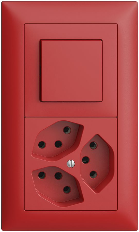 UP-Kombination EDIZIOdue 3/1P+3×T13 berry