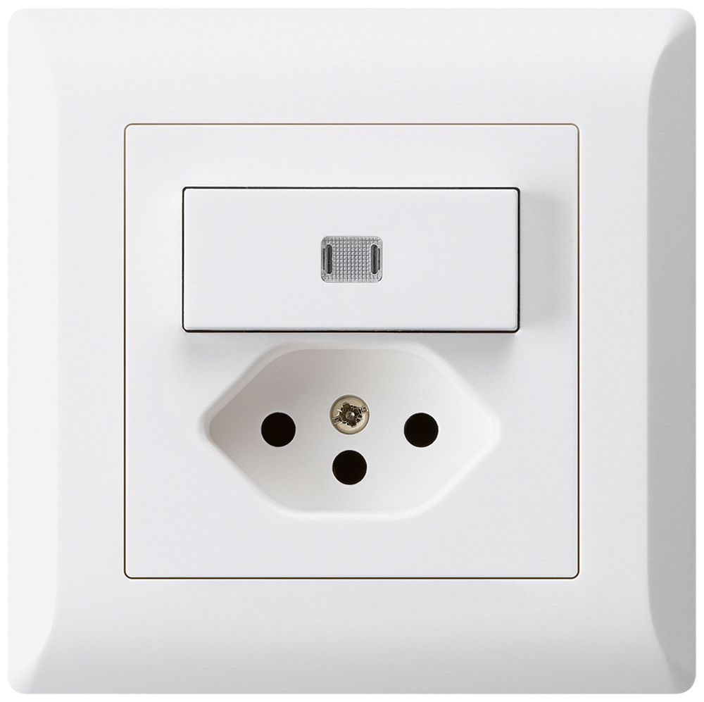 UP-Leuchtkombination A-R/1P+T13 weiss kallysto.line mit Kinderschutz