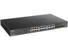 Switch D-Link DGS-1250-28XMP/E, 28-port smart managed Layer2/3 Gigabit PoE+