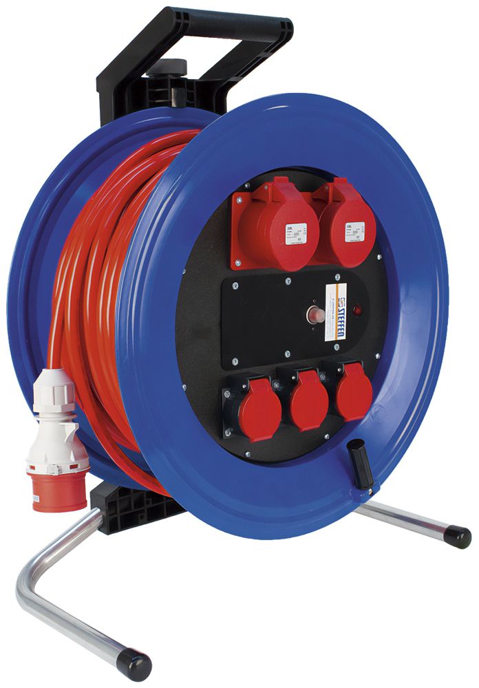 Kabelrolle Steffen Kunststoff 3×T25 N07V3V3-F 5×2.5mm² 40m