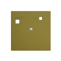 Frontset EDIZIOdue zu FI-Steckdose F, blind, olive