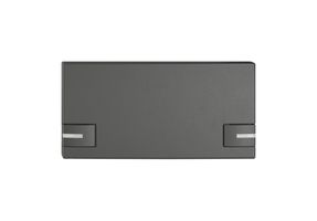 Poussoir 1/2 EDIZIO.liv SNAPFIX® p.KNX&UNI a.LED comm.à 2 touches grf