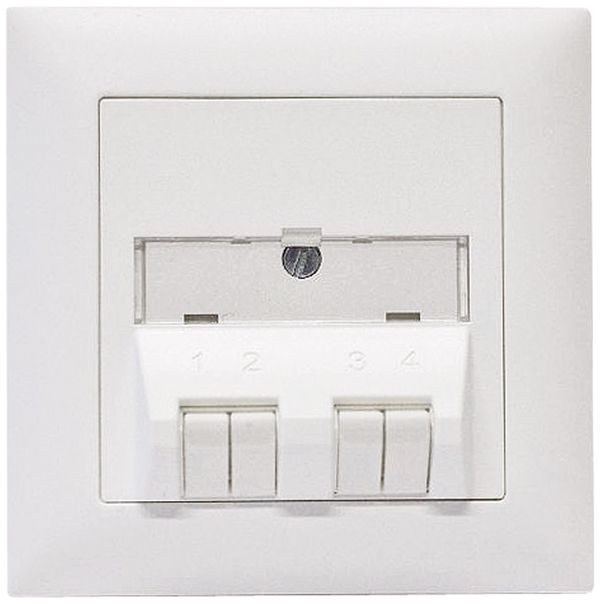 UP-Anschlussdose FTTH 2×Kupplung SM LCD/APC