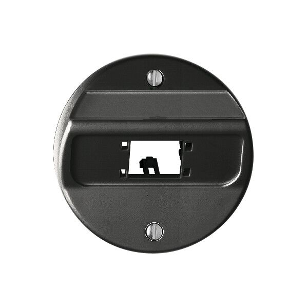 Kit di montaggio INC per 1×RJ45 freenet nero