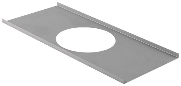 Plaque de montage SG Rax 200 acier Ø200×585×260mm gris