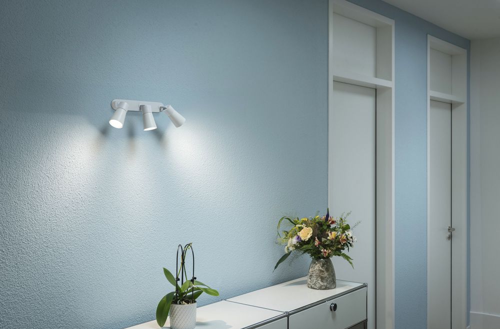 Spot SLV PURI 2.0 Dome CW GU10 3×6W VAR 258×42×138mm blanc