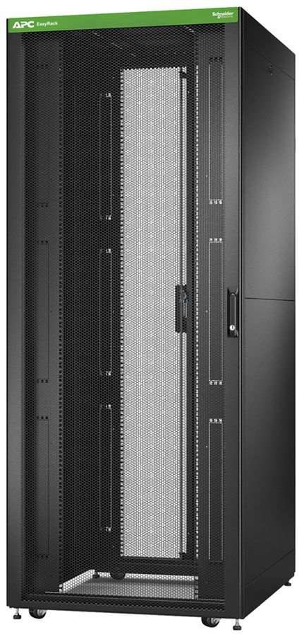 Netzwerkschrank Easy Rack 800mm/42HE/1000mm mit Seitenwände schwarz