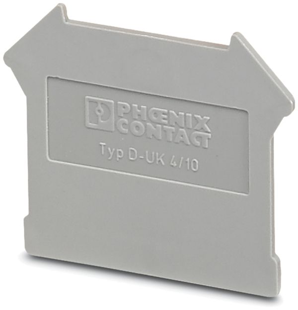 Paroi de fermeture Phoenix Contact D-UK 4…10mm² gris