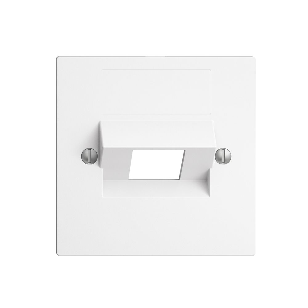 Placca frontale 1×RJ45 ITplus EDIZIOdue bianco
