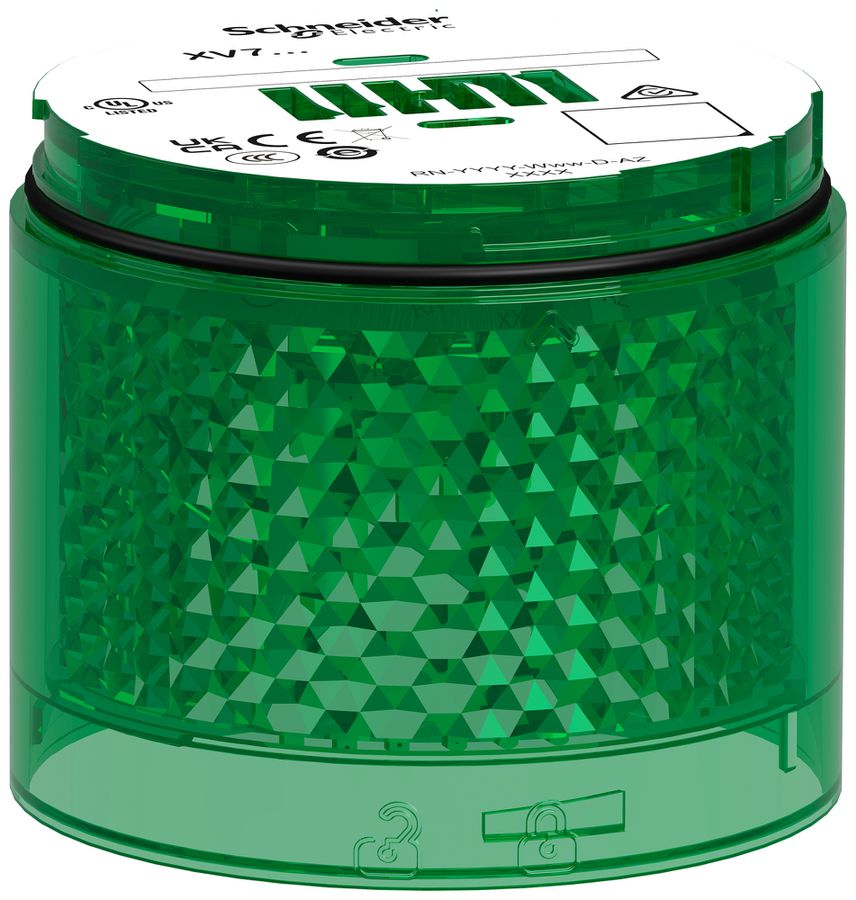 LED-Leuchtelement Harmony 24VAC/DC grün Blitzlicht